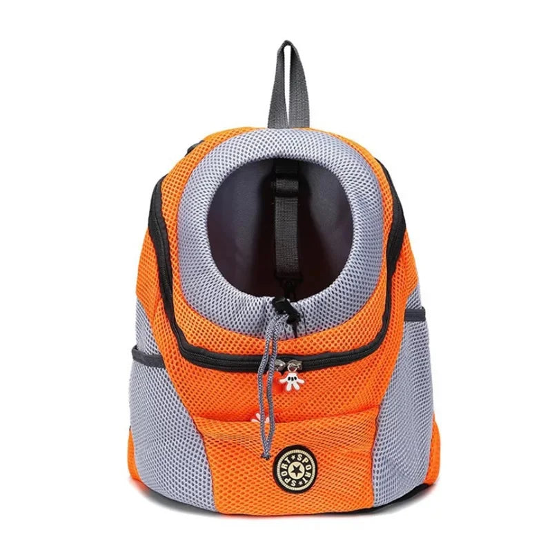 Pet Backpack Portable Portable dog Double Shoulder bag Outdoor Travel cat Carrier Bag Pet Dog Front Bag Mesh Backpack