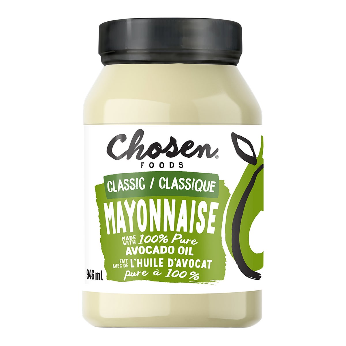 Chosen Foods Avocado Oil Mayonnaise - 4 x 946 mL - Grocery and Food Items - Canadian Distribution - Ships Free Within Canada on Orders Above CAD $199