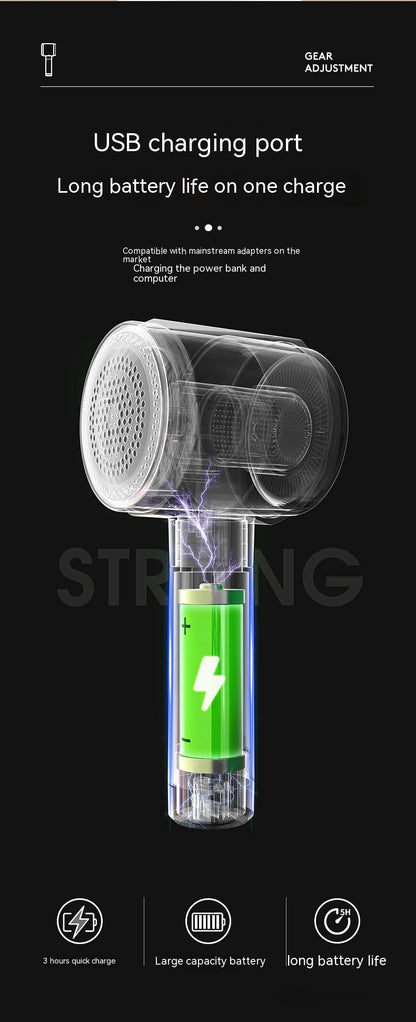 New Electric Hair Ball Trimmer Household Clothing Hair Ball Hair Multifunctional Portable Rechargeable Lint Remover