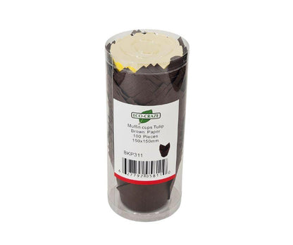 Decora - Muffin Cups - Tulip - Chocolate Brown