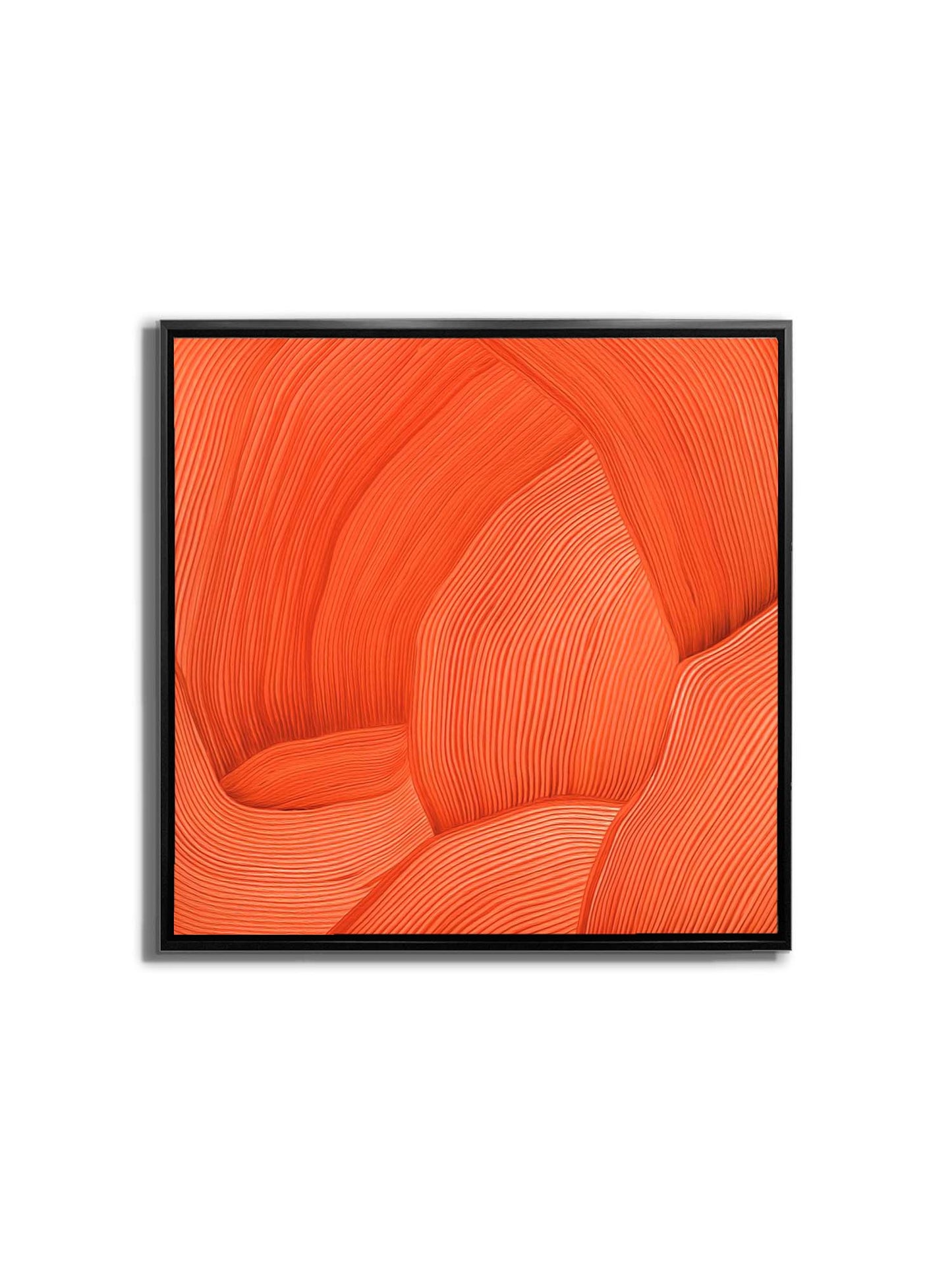 3D Line Drawing 36" x 36" Fine Art Canvas