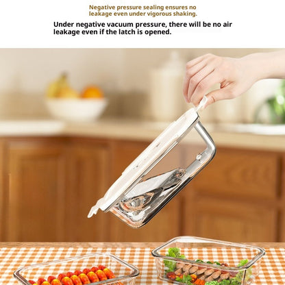 Electric Vacuum Food Sealed Glass Crisper