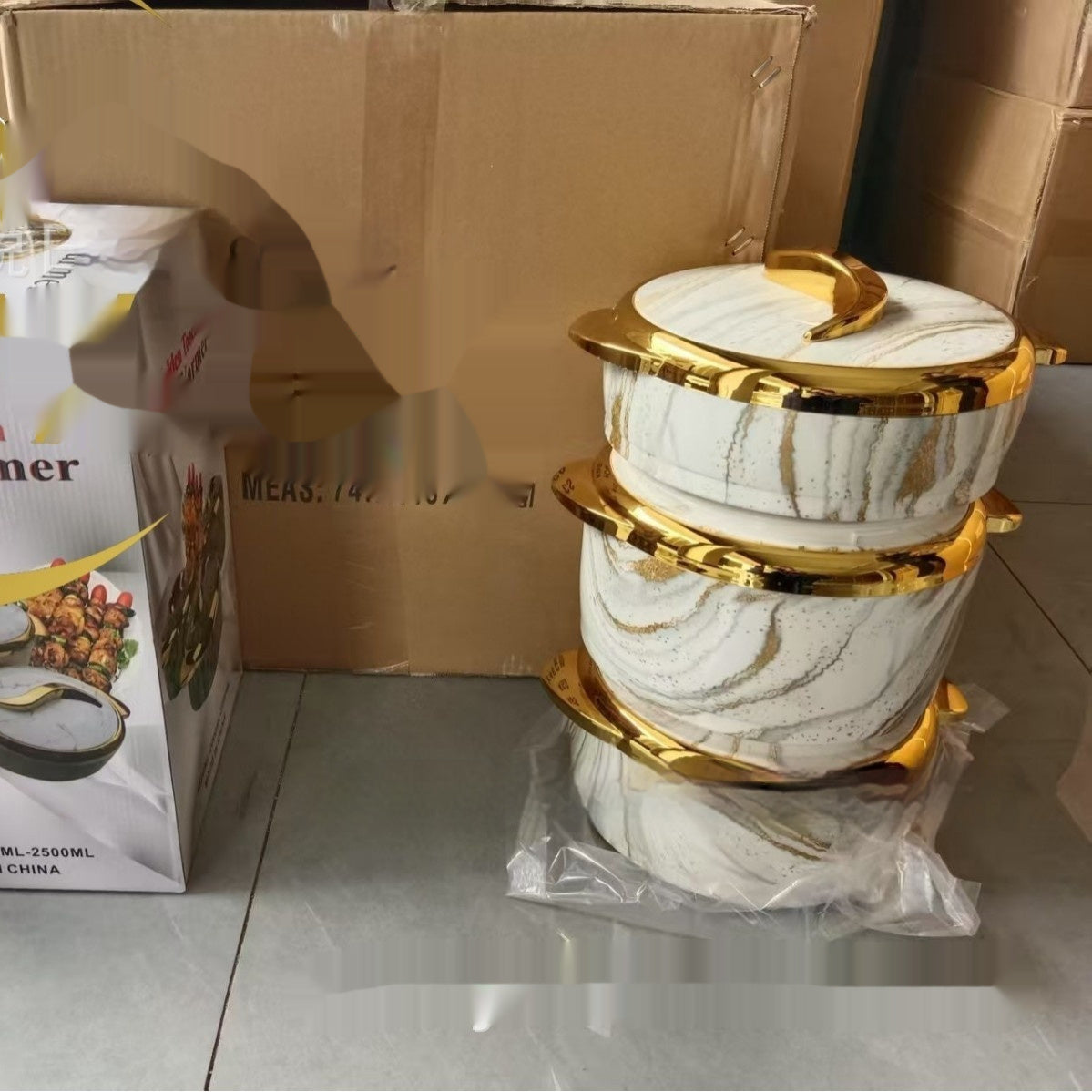 3-piece Insulated Lunch Box And Food Storage Container Set