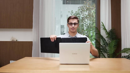 Maxfree 14'' Laptop Monitor Extender - Plug & Play Portable FHD 1080P Display, USB-Powered with Adjustable Stand & Carrying Case, Compatible with MacOS/Windows/Dex/Android/Switch/PS5 for 13-17'' Laptops, Versatile Device | Nt