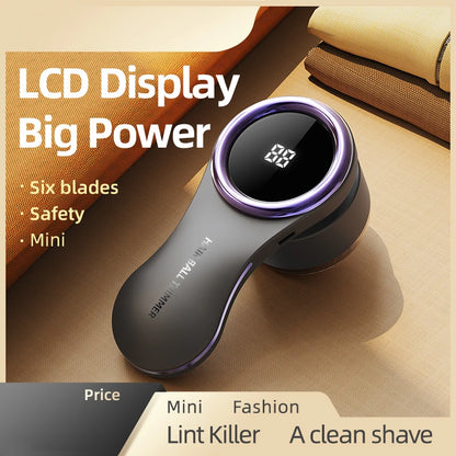 HOMEFISH Lint Remover USB Charging Electric Pellet Machine Hair Ball Lint Trimmer Portable Electric Clothes Lint Machine