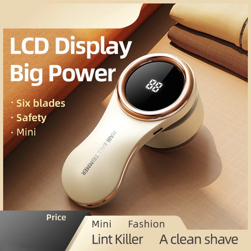 HOMEFISH Lint Remover USB Charging Electric Pellet Machine Hair Ball Lint Trimmer Portable Electric Clothes Lint Machine