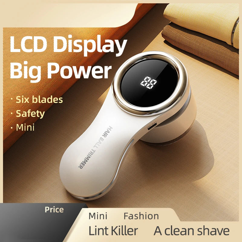HOMEFISH Lint Remover USB Charging Electric Pellet Machine Hair Ball Lint Trimmer Portable Electric Clothes Lint Machine