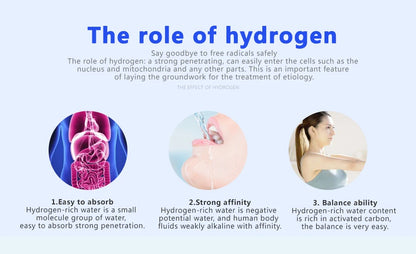 Hydrogen Bottle 420ml Japanese Titanium Quality Hydrogen-Rich Water Cup Ionizer Maker/Generator Super Antioxidants ORP