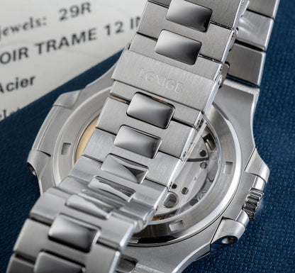 LGXIGE LM013 New Design Mens Mechanical Watch Stainless Strap Luminous Water Proof Classic High Quality Business Wrist Watch