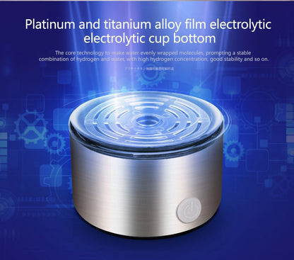 Hydrogen Bottle 420ml Japanese Titanium Quality Hydrogen-Rich Water Cup Ionizer Maker/Generator Super Antioxidants ORP