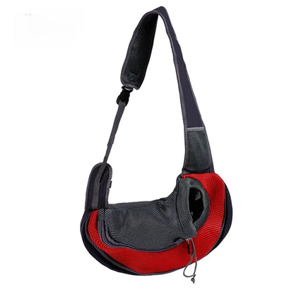 Pet backpack, portable shoulder bag for travel, hands-free outdoor crossbody bag suitable for cat and dog pet supplies