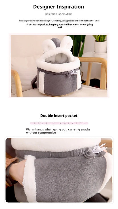 Pet backpack for outdoor activities large capacity for small and medium-sized dogs cats portable backpack for travel and hiking