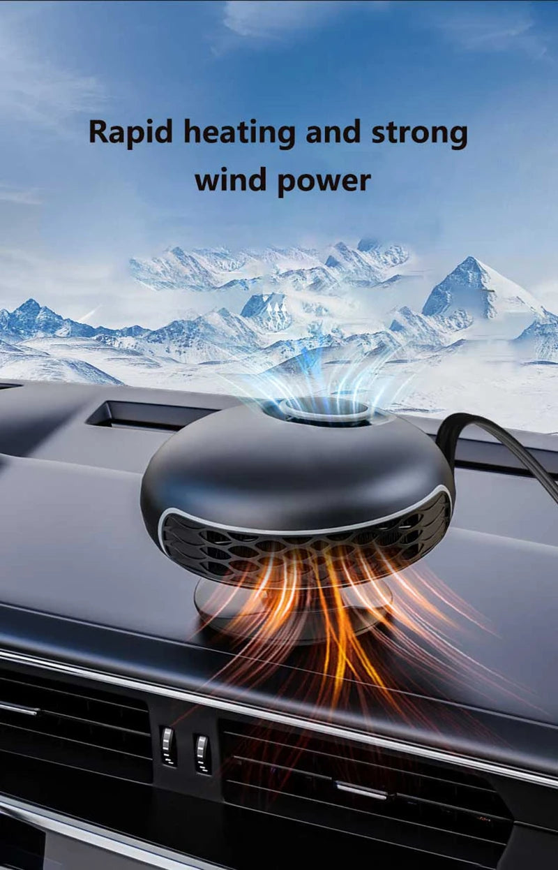 2026 New Car Heater 12V/24V Car Electric Heater Car Heater Defrosting And Defogging Device Car Home Dual-use
