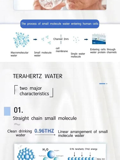 Terahertz 0.96Hz Small Molecule Water Health Water Machine - Water Infusion Device for Enhanced Hydration