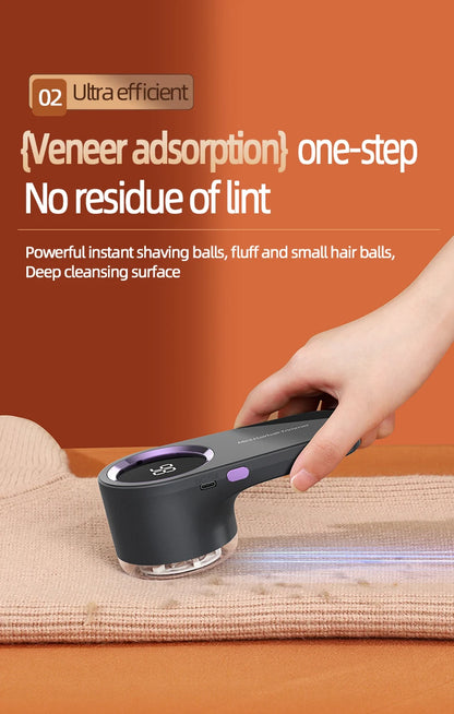 HOMEFISH Lint Remover USB Charging Electric Pellet Machine Hair Ball Lint Trimmer Portable Electric Clothes Lint Machine