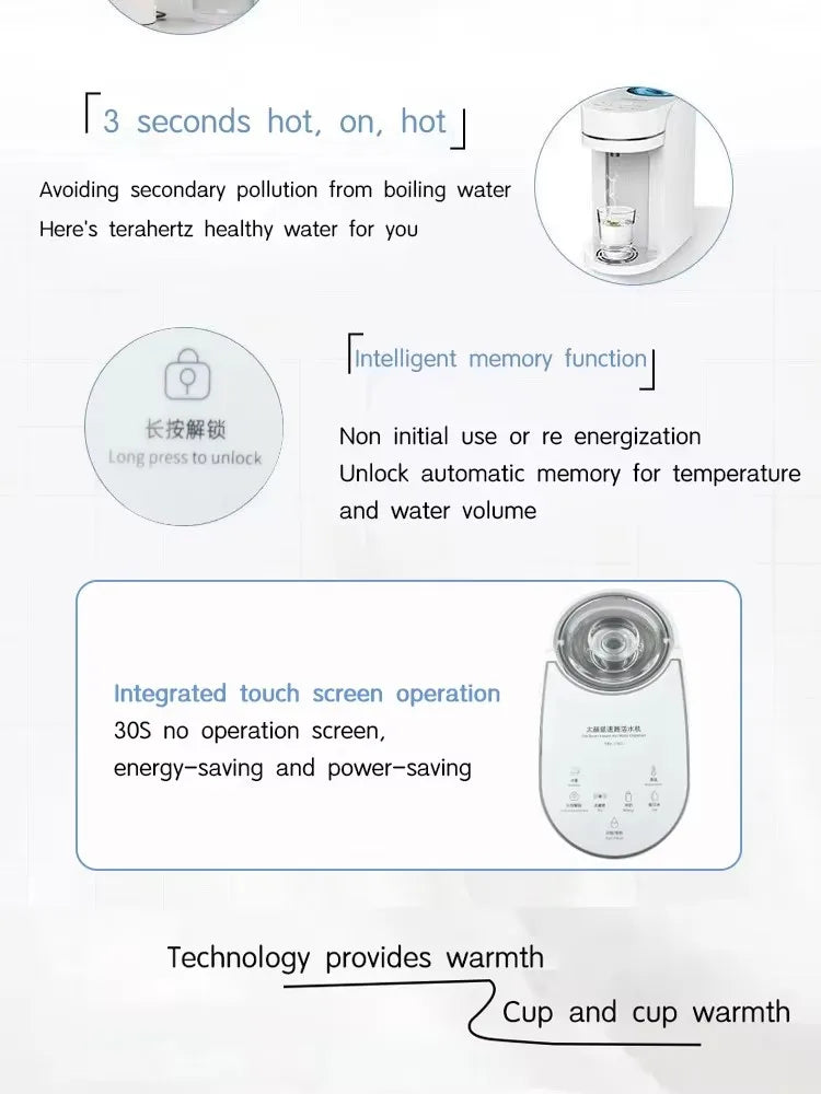 Terahertz 0.96Hz Small Molecule Water Health Water Machine - Water Infusion Device for Enhanced Hydration