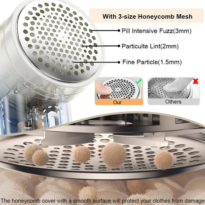 Lint Remover Professional Electric Lint Remover For Clothes USB Rechargeable Clothes Lint Shaver Machine Hair Ball Lint Trimmer