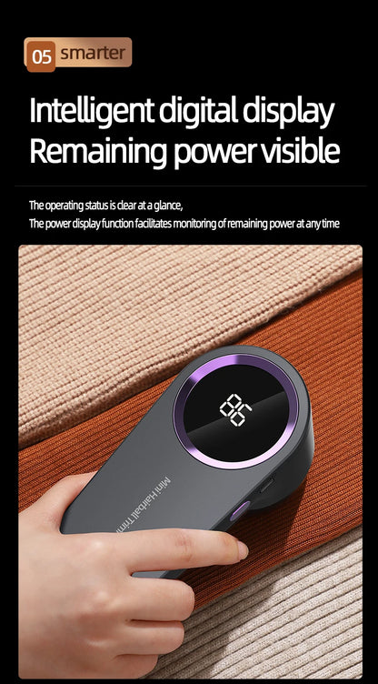 HOMEFISH Lint Remover USB Charging Electric Pellet Machine Hair Ball Lint Trimmer Portable Electric Clothes Lint Machine