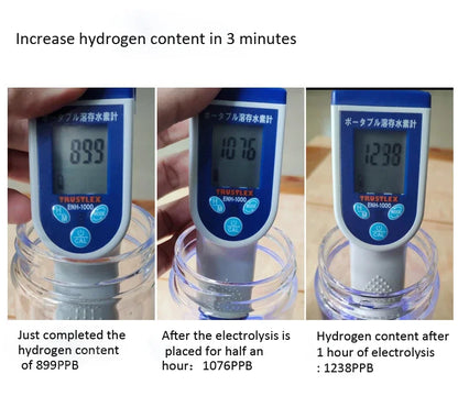 430ml Hydrogen Water Bottle Filter Ionizer Generator Maker Energy Healthy Anti-Aging Alkaline Water Cup