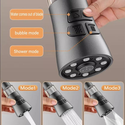 Universal 360 Rotate Kitchen Faucet Extender With Filter Function  Aerator Splash Filter Washbasin Faucet Bubbler Nozzle Aerator