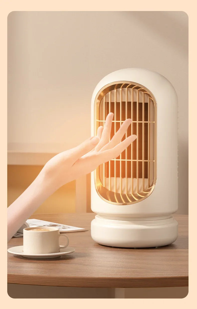 Energy-Saving Small Electric Heater for Home, Constant Temperature, Quick Heating, and Power-Off Safety Protection