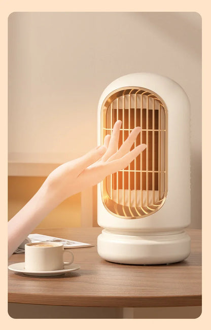 Energy-Saving Small Electric Heater for Home, Constant Temperature, Quick Heating, and Power-Off Safety Protection