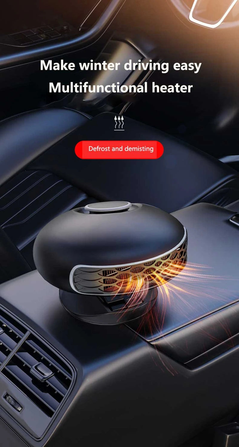 2026 New Car Heater 12V/24V Car Electric Heater Car Heater Defrosting And Defogging Device Car Home Dual-use