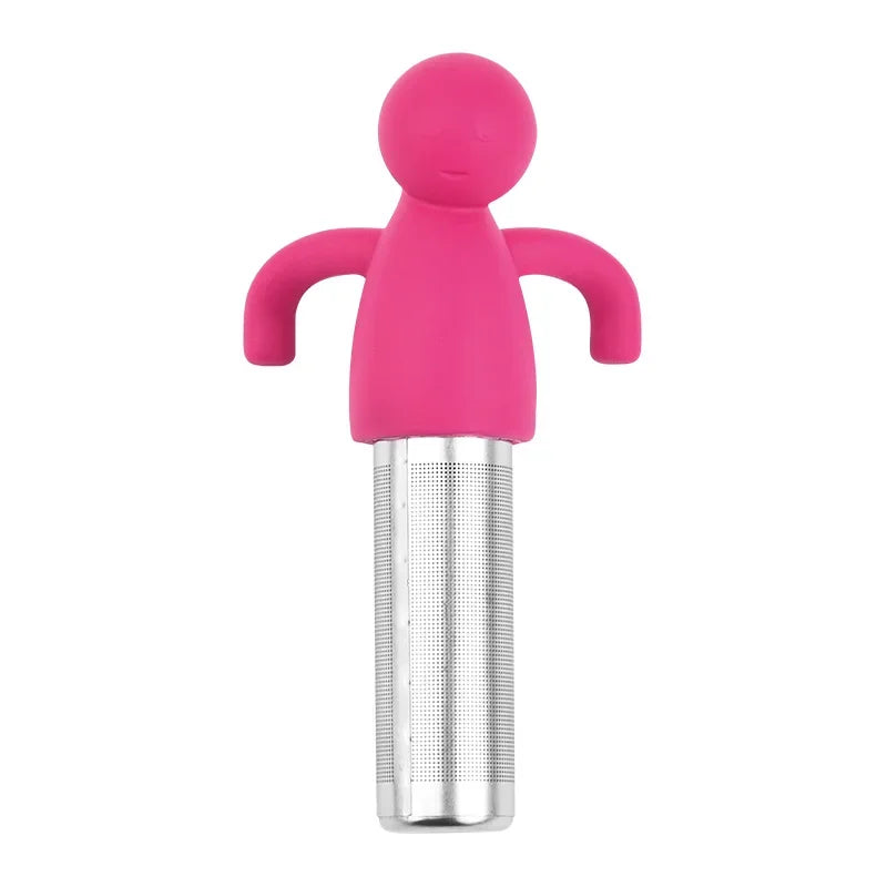 Stainless Steel Tea Infusers Innovative Humanoid Strainer Infuser You Easy Brewing Gadget Filter Leaf Tool Accessory