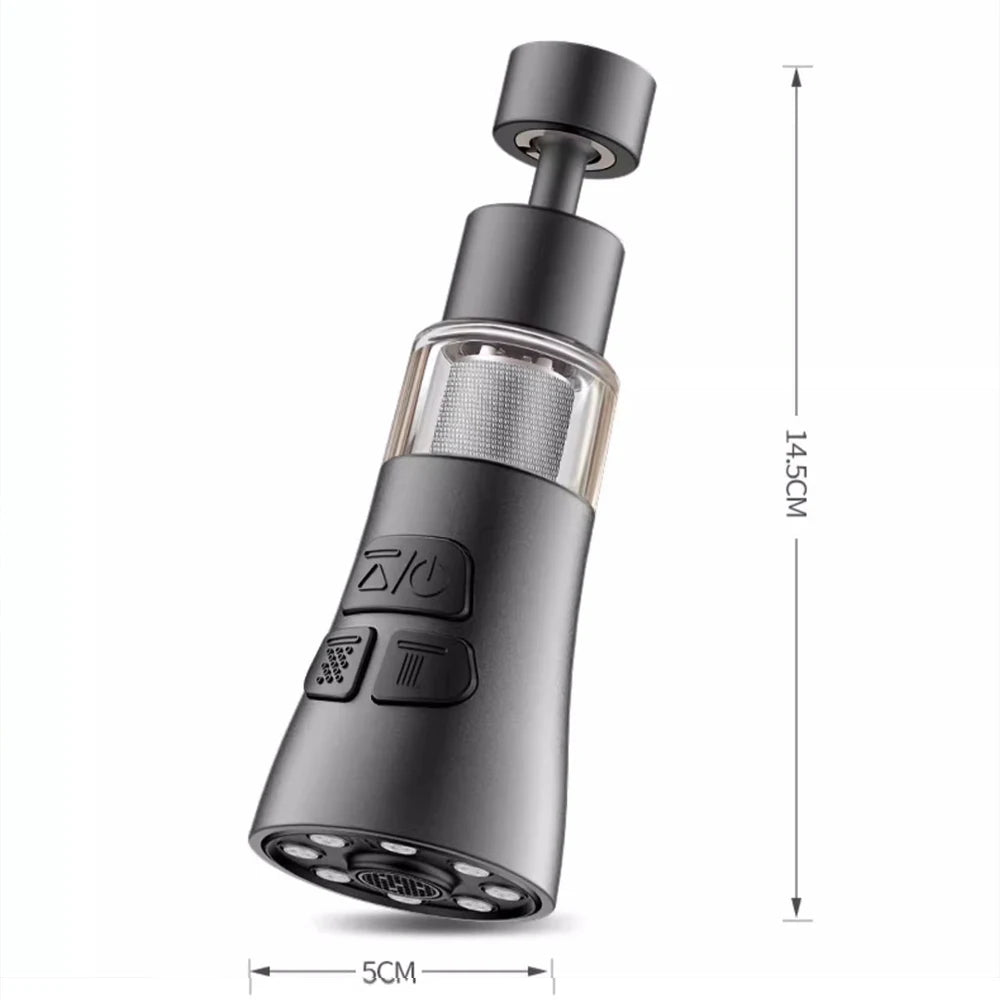 Universal 360 Rotate Kitchen Faucet Extender With Filter Function  Aerator Splash Filter Washbasin Faucet Bubbler Nozzle Aerator