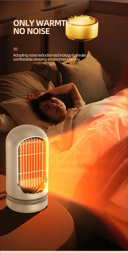 Energy-Saving Small Electric Heater for Home, Constant Temperature, Quick Heating, and Power-Off Safety Protection