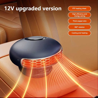 2026 New Car Heater 12V/24V Car Electric Heater Car Heater Defrosting And Defogging Device Car Home Dual-use