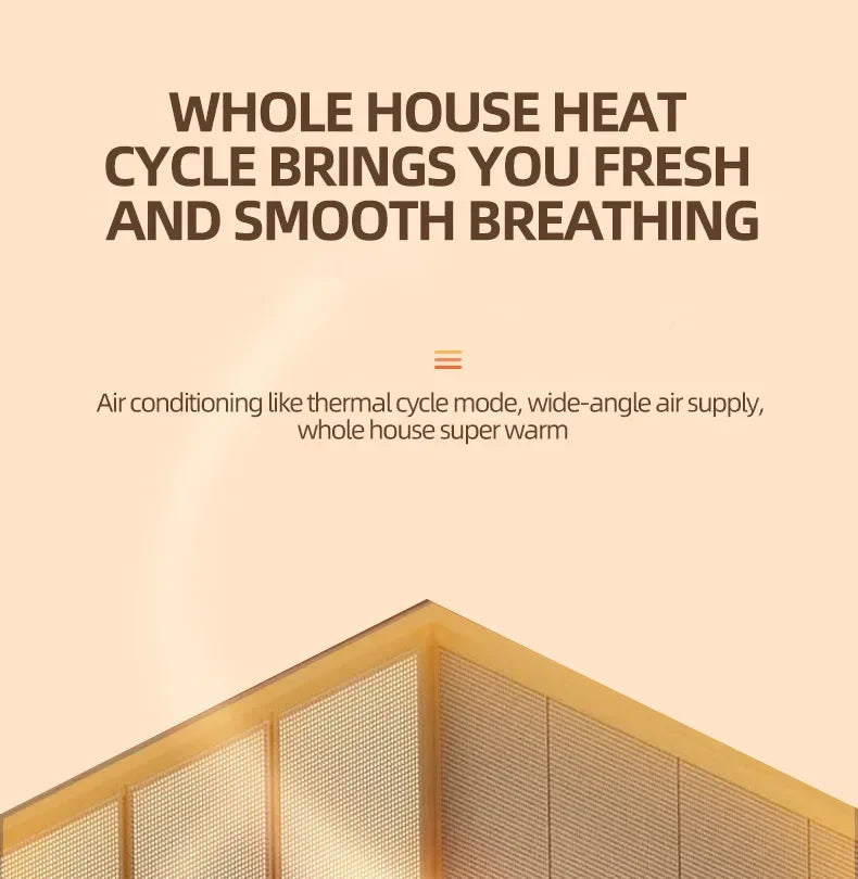 Energy-Saving Small Electric Heater for Home, Constant Temperature, Quick Heating, and Power-Off Safety Protection