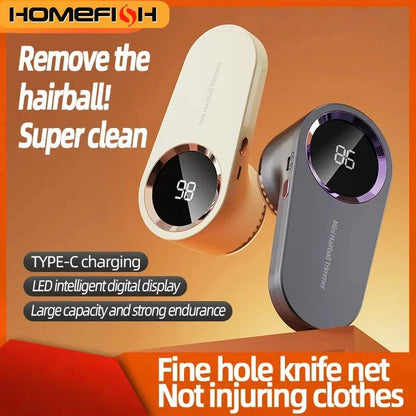 HOMEFISH Lint Remover USB Charging Electric Pellet Machine Hair Ball Lint Trimmer Portable Electric Clothes Lint Machine