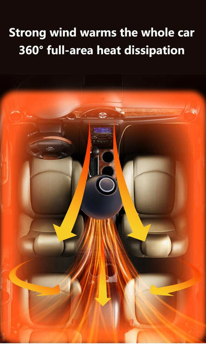 2026 New Car Heater 12V/24V Car Electric Heater Car Heater Defrosting And Defogging Device Car Home Dual-use