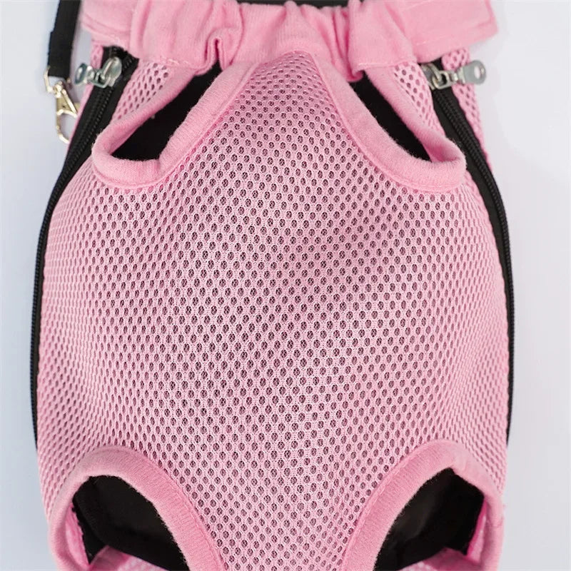 Pet Backpack Portable Portable Cat Double Shoulder bag Outdoor Travel Dog Carrier Bag Pet Dog Front Bag Mesh Backpack