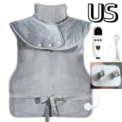 Rapid Warmth Electric Heating Pad Washable Thick Warm Heated Shawl Nine Temperature Adjustment Intelligent Timing Heat Pad