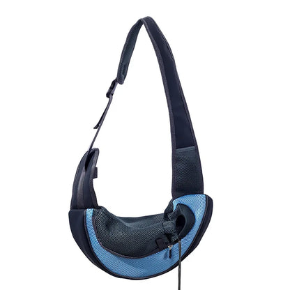 Pet backpack, portable shoulder bag for travel, hands-free outdoor crossbody bag suitable for cat and dog pet supplies