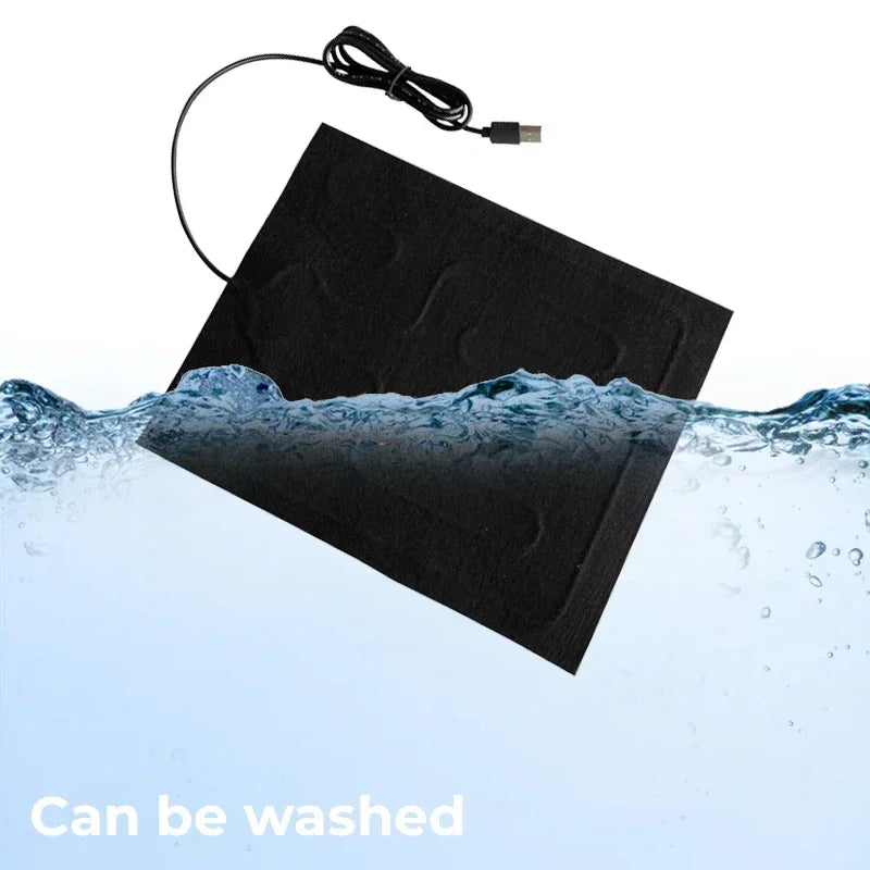 USB Heating Pad Electric Heating Film Hand Warmer Seat Heating Cushion Warmer Waterproof Pet Reptile Animal Heater Mat