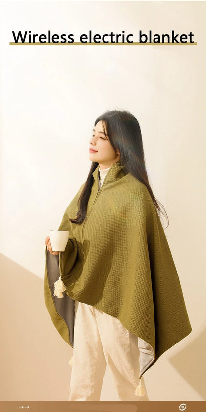 Blanket Heating Blanket 15 second Rapid Heating Supports USB And Power Bank Charging, For Office Home And Outdoor Warmth