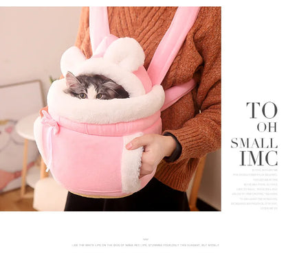 Pet backpack for outdoor activities large capacity for small and medium-sized dogs cats portable backpack for travel and hiking