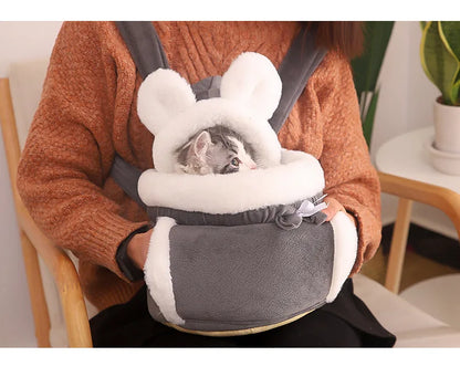 Pet backpack for outdoor activities large capacity for small and medium-sized dogs cats portable backpack for travel and hiking