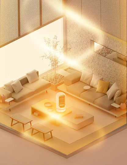 Energy-Saving Small Electric Heater for Home, Constant Temperature, Quick Heating, and Power-Off Safety Protection