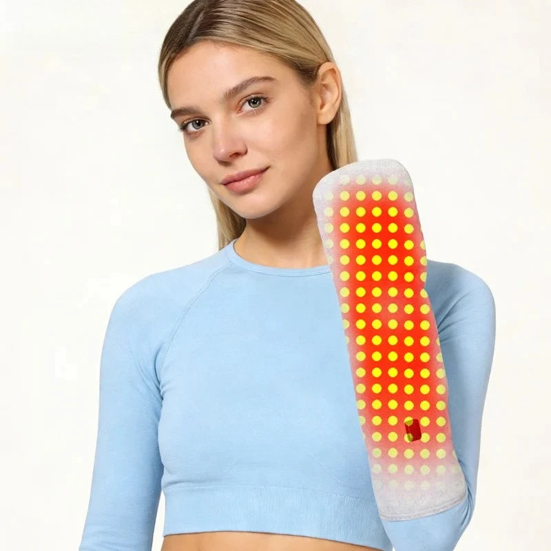 Red Light Heating Arm Protector - Relieves Rheumatic Pain, Warms Palms, Boosts Blood Circulation, Aids Tendonitis Recovery