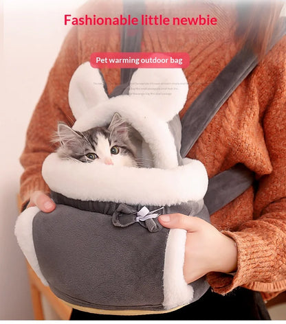 Pet backpack for outdoor activities large capacity for small and medium-sized dogs cats portable backpack for travel and hiking