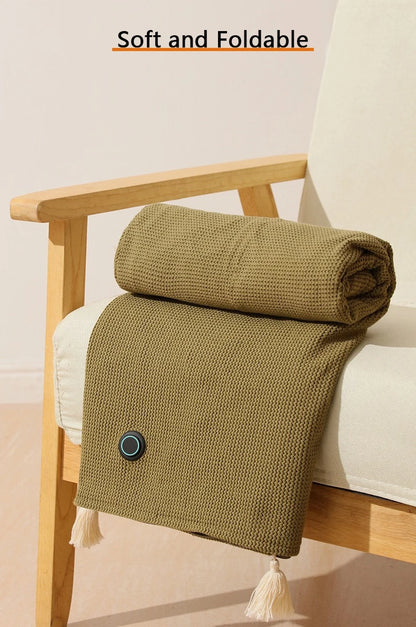 Blanket Heating Blanket 15 second Rapid Heating Supports USB And Power Bank Charging, For Office Home And Outdoor Warmth