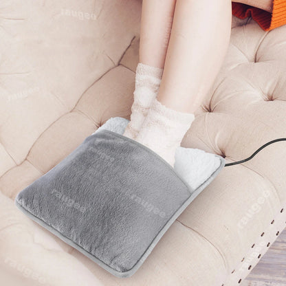 Foot Warmer USB Foot Heater Foot Heating Pad Fast Heating Electric Foot Warmer Pad for Home Soft Plush USB Heated Feet Warmer