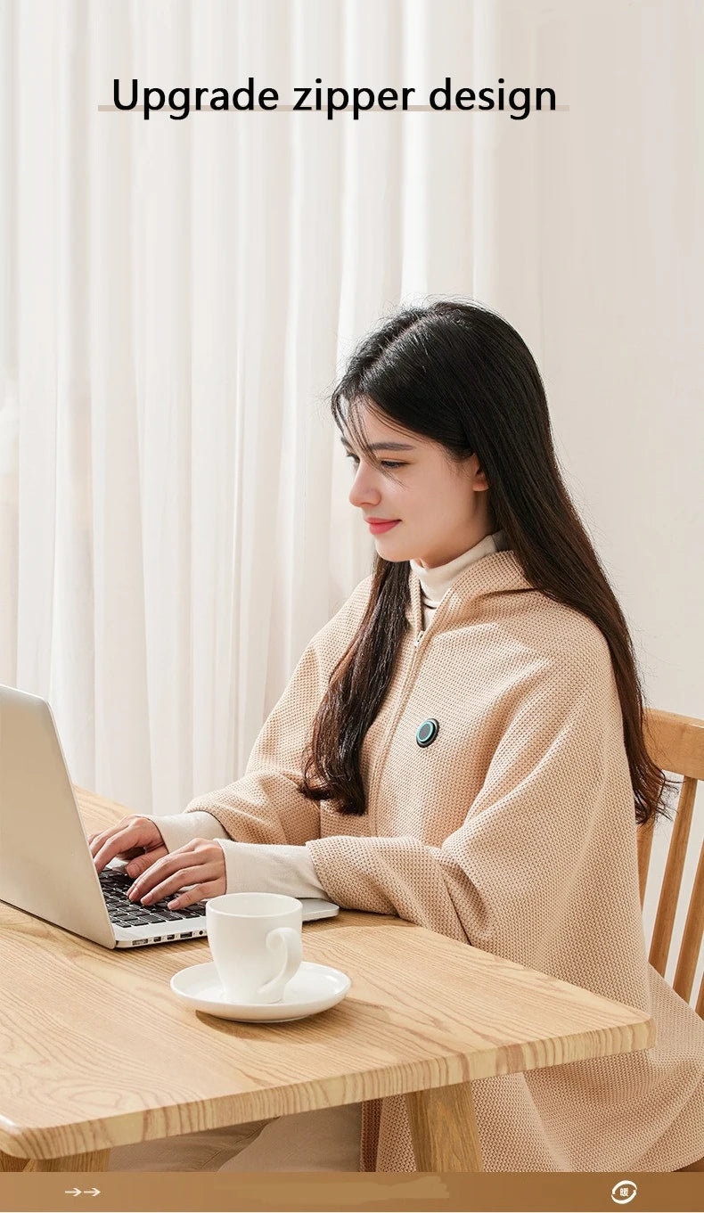 Blanket Heating Blanket 15 second Rapid Heating Supports USB And Power Bank Charging, For Office Home And Outdoor Warmth