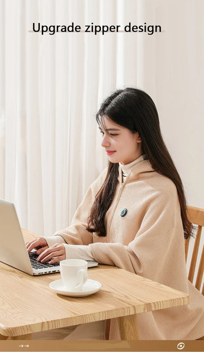 Blanket Heating Blanket 15 second Rapid Heating Supports USB And Power Bank Charging, For Office Home And Outdoor Warmth