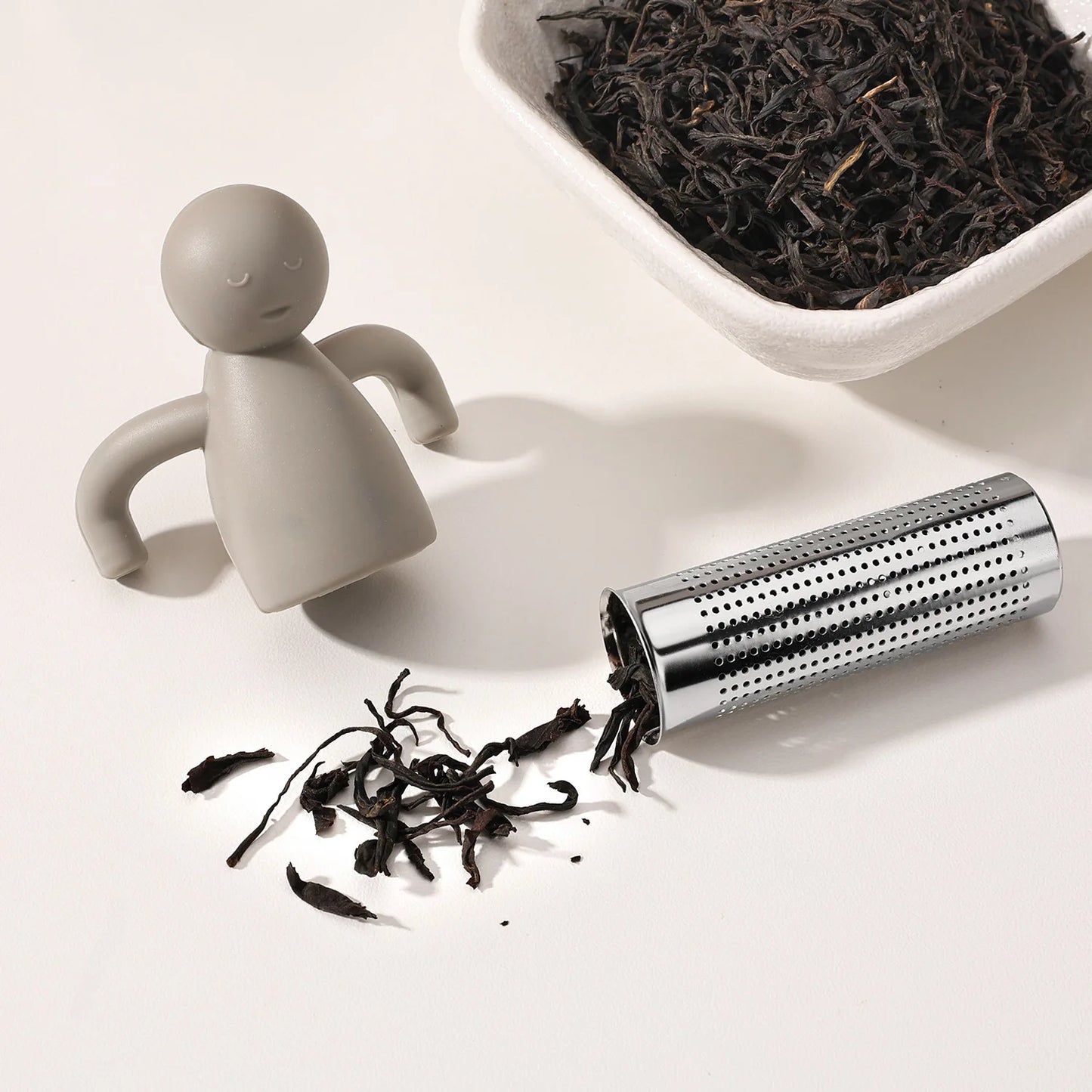 Stainless Steel Tea Infusers Innovative Humanoid Strainer Infuser You Easy Brewing Gadget Filter Leaf Tool Accessory