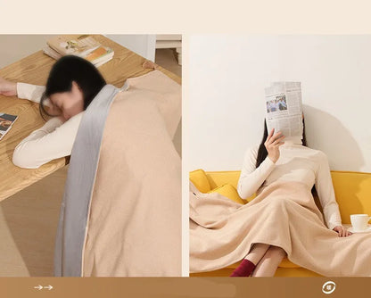 Blanket Heating Blanket 15 second Rapid Heating Supports USB And Power Bank Charging, For Office Home And Outdoor Warmth